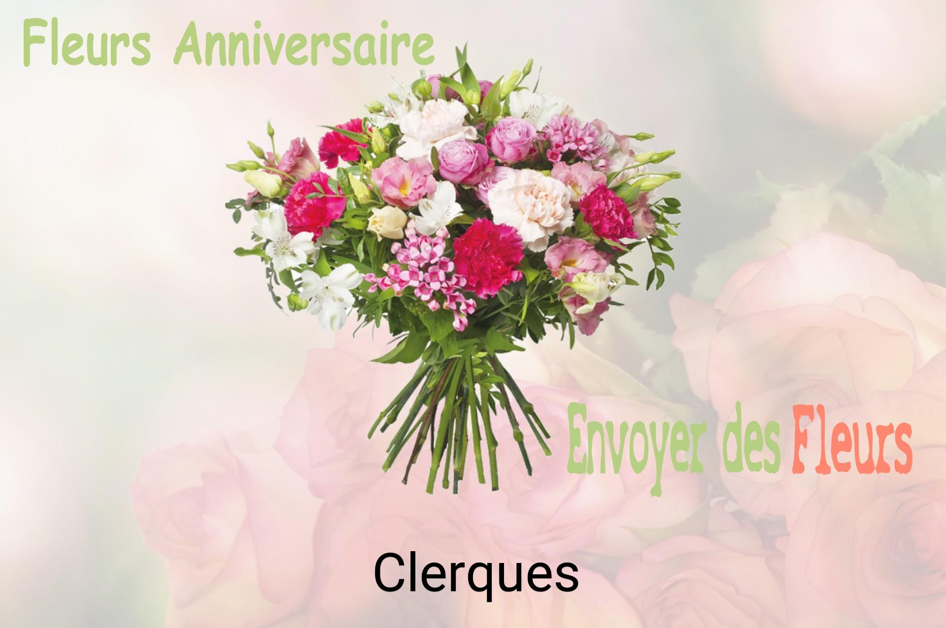 Bouquet de fleurs d’anniversaire livré à Clerques